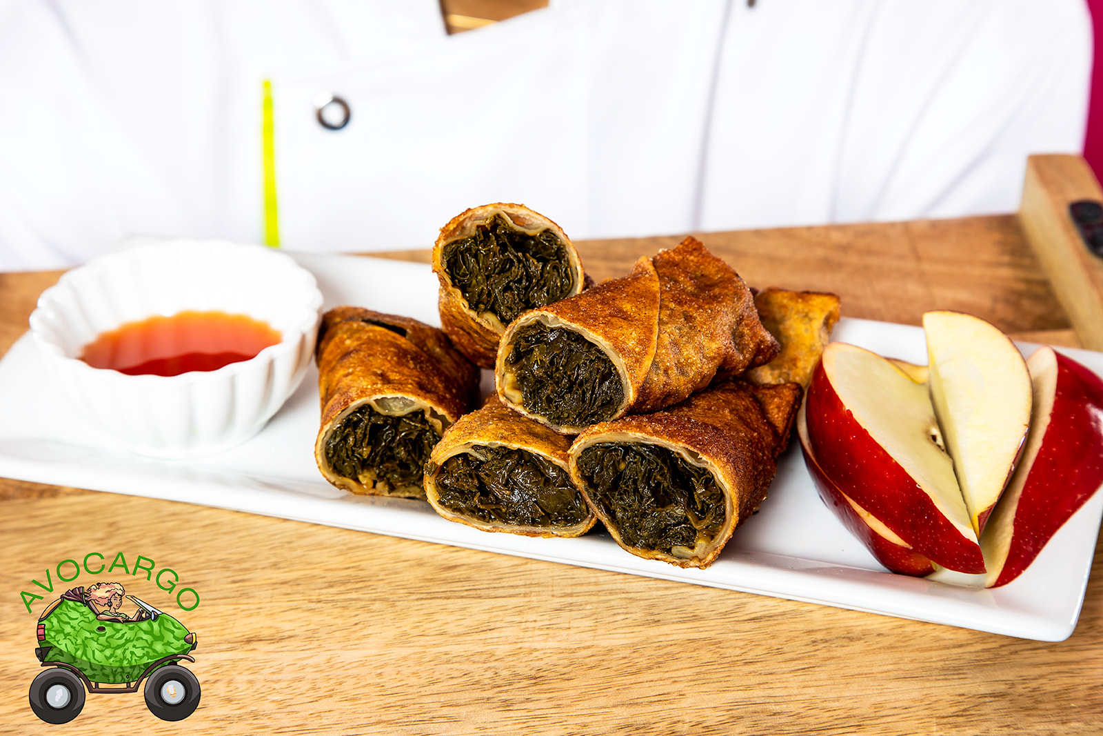 Collard Green Egg rolls